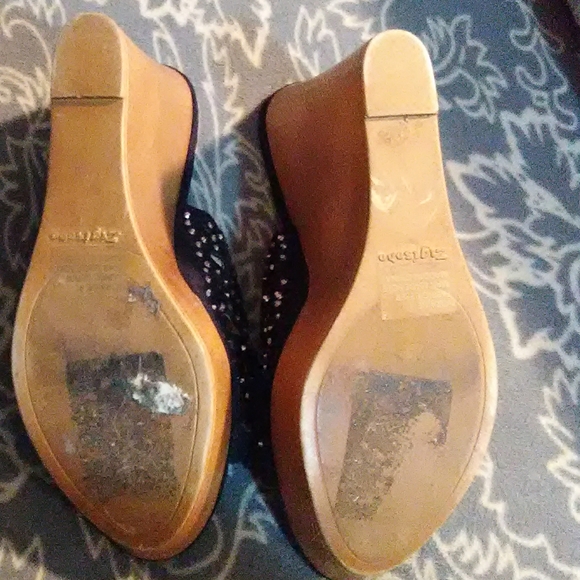 Zigi Soho Brown Wedge Heels Loraine 9 - Picture 3 of 6